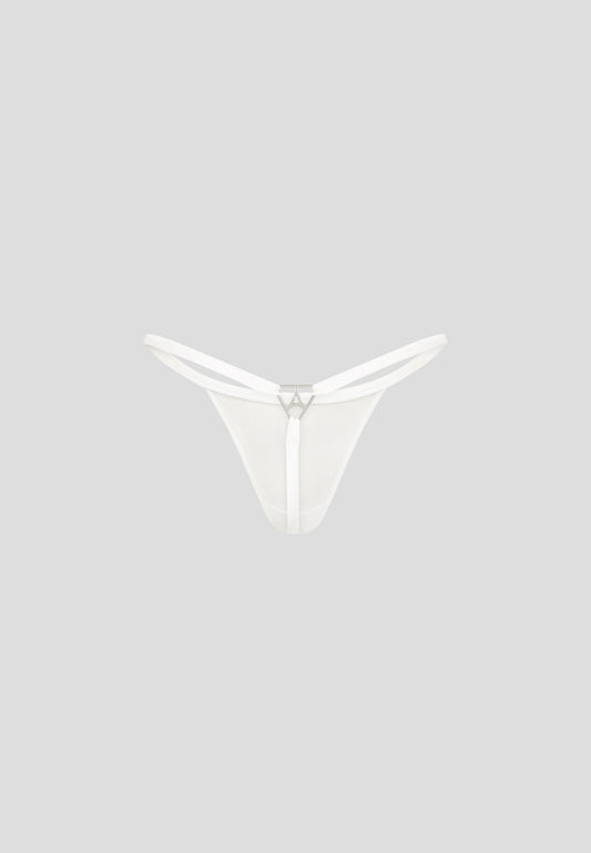 Mesh G-String - White