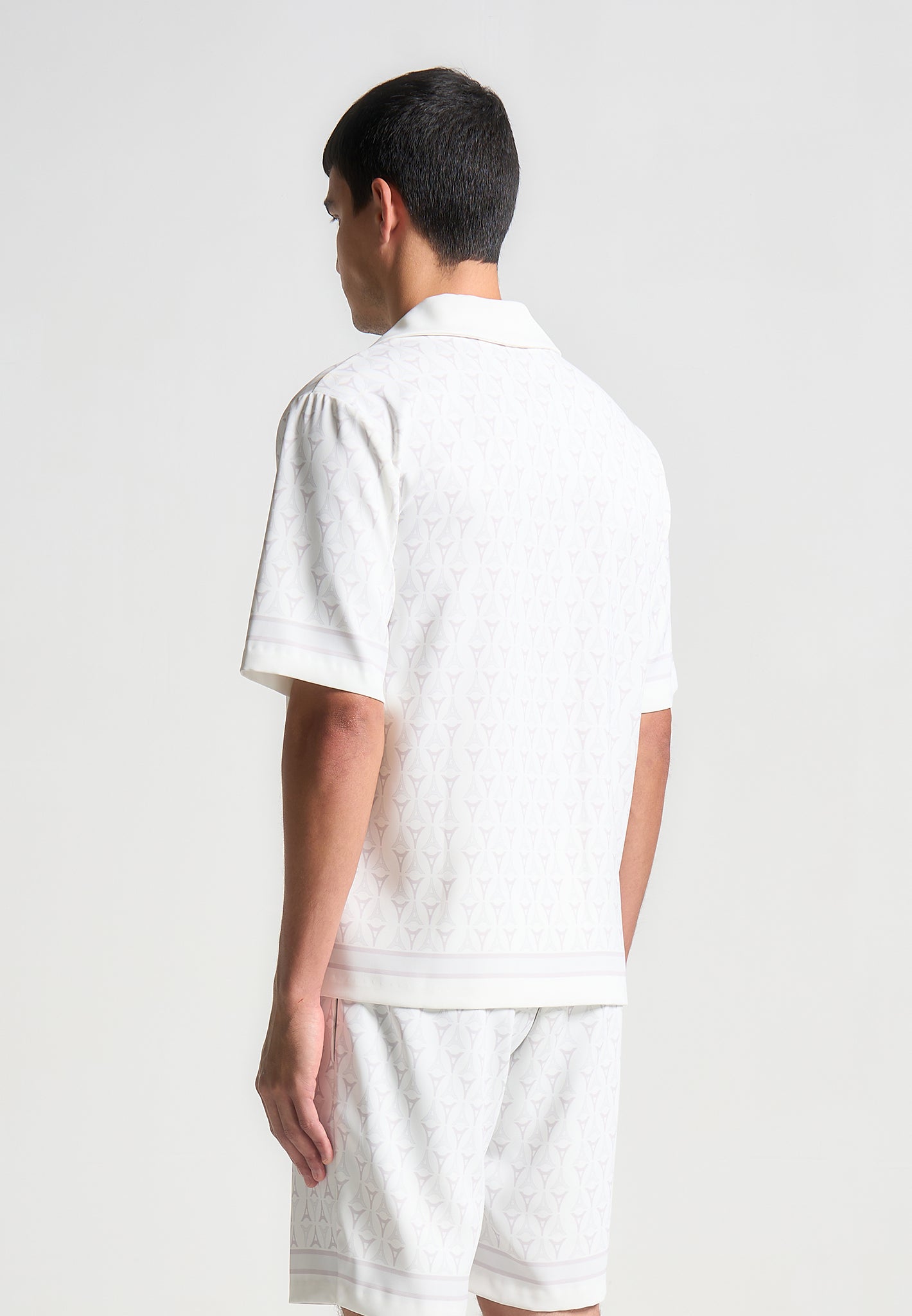 Eiffel Monogram Resort Shirt - White