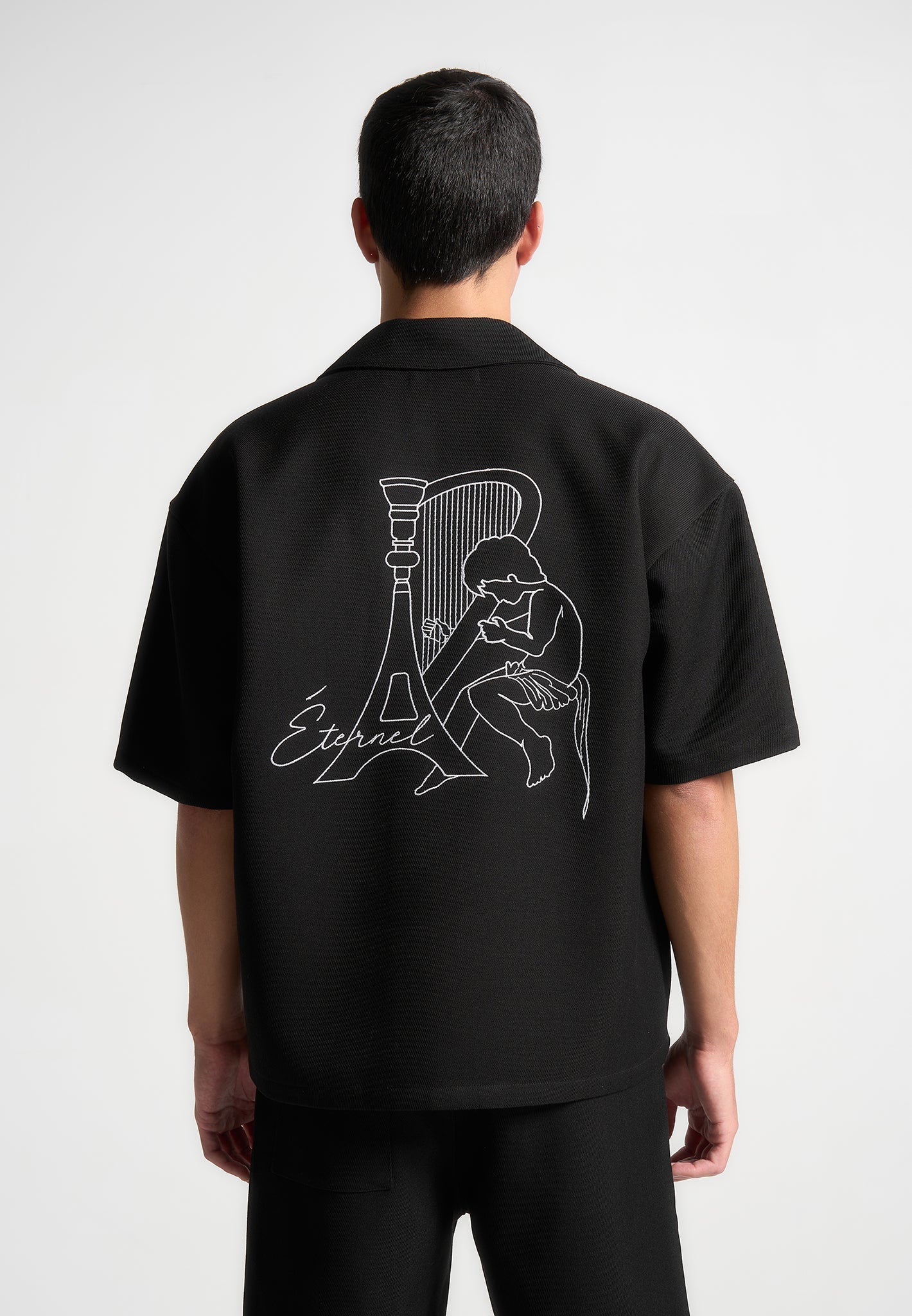Eiffel Twill Shirt - Black
