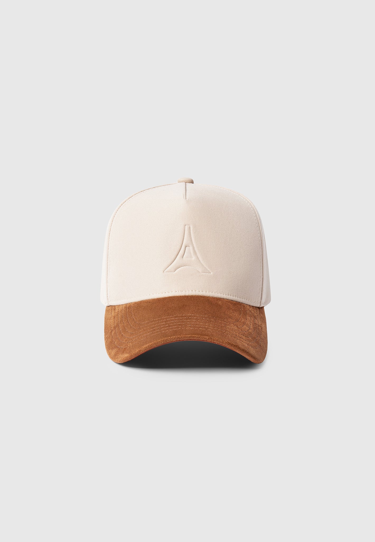 Embossed Eiffel Cap - Cream/Fawn