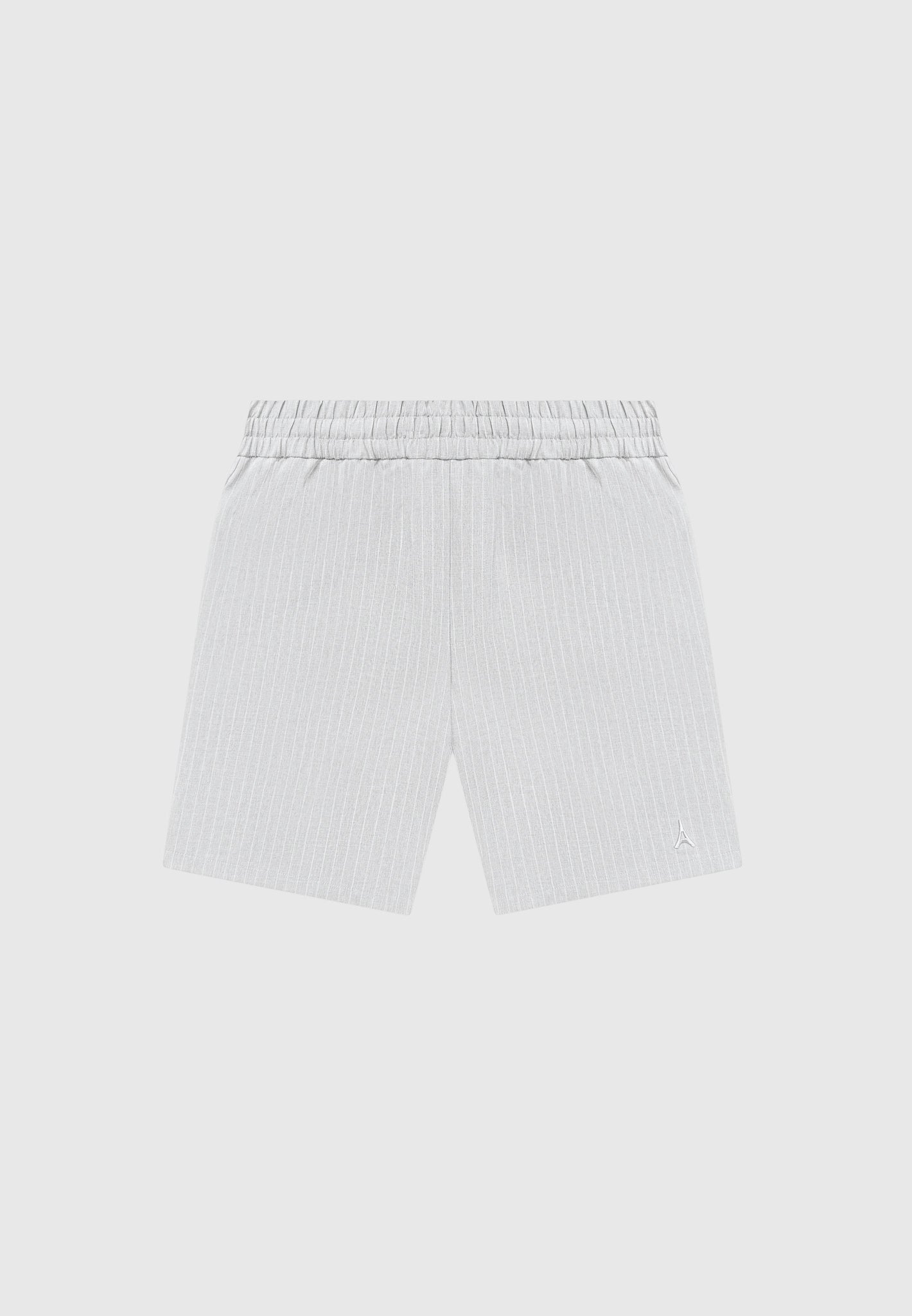 Pinstripe Shorts - Grey