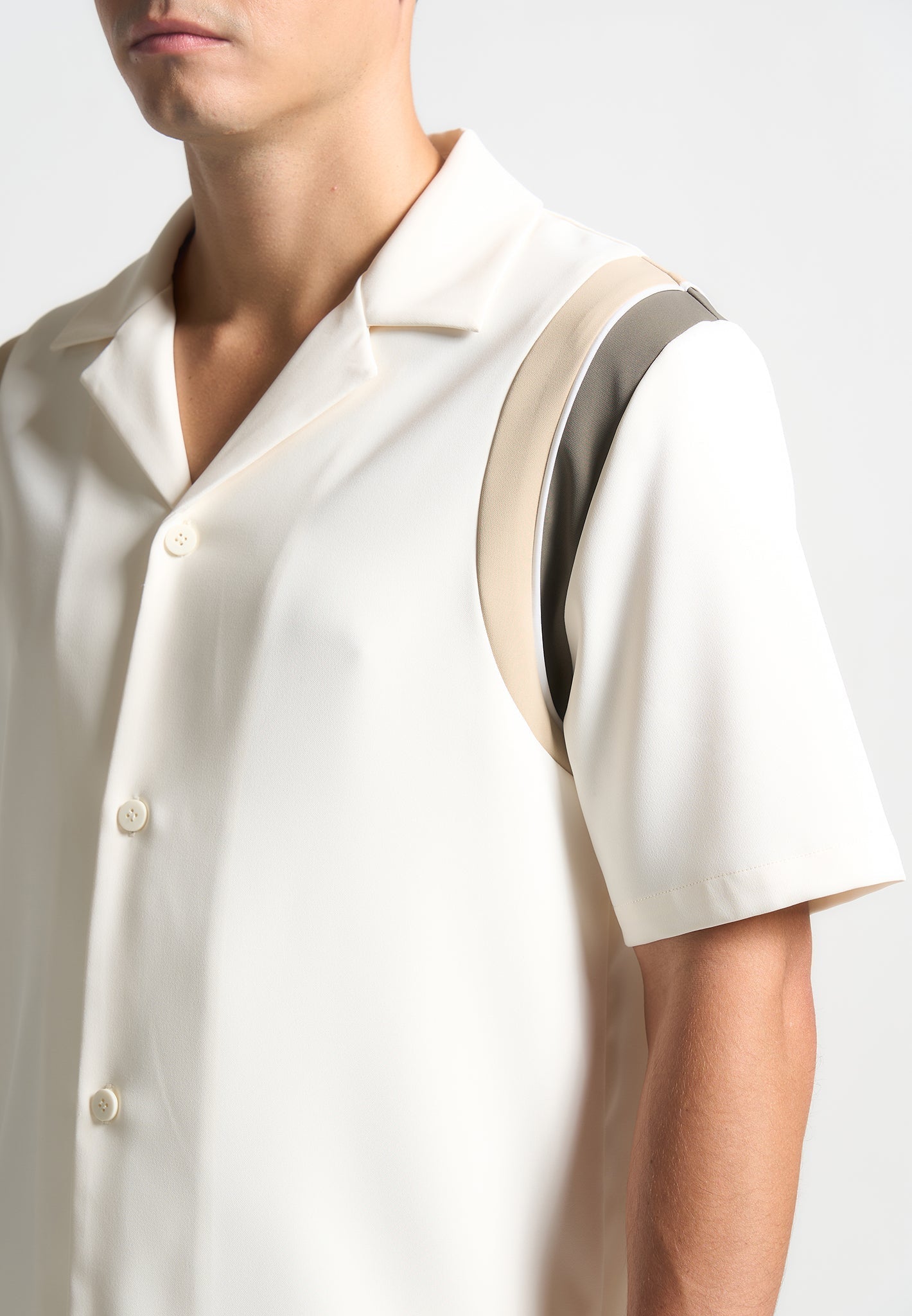 Varsity Revere Shirt - Cream