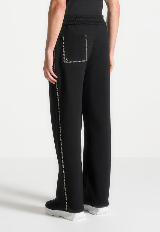 Whipstitch Relaxed Jogger - Black